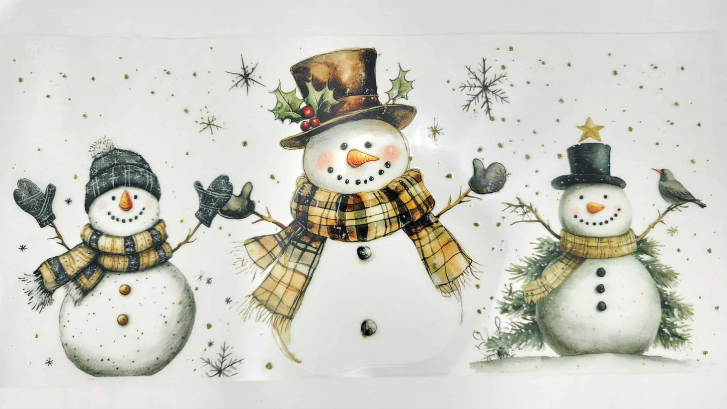 Snowman Design Wrap