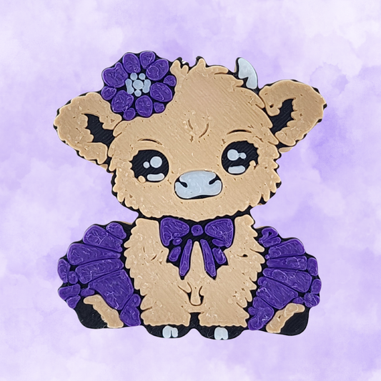 Cow Straw Topper 01