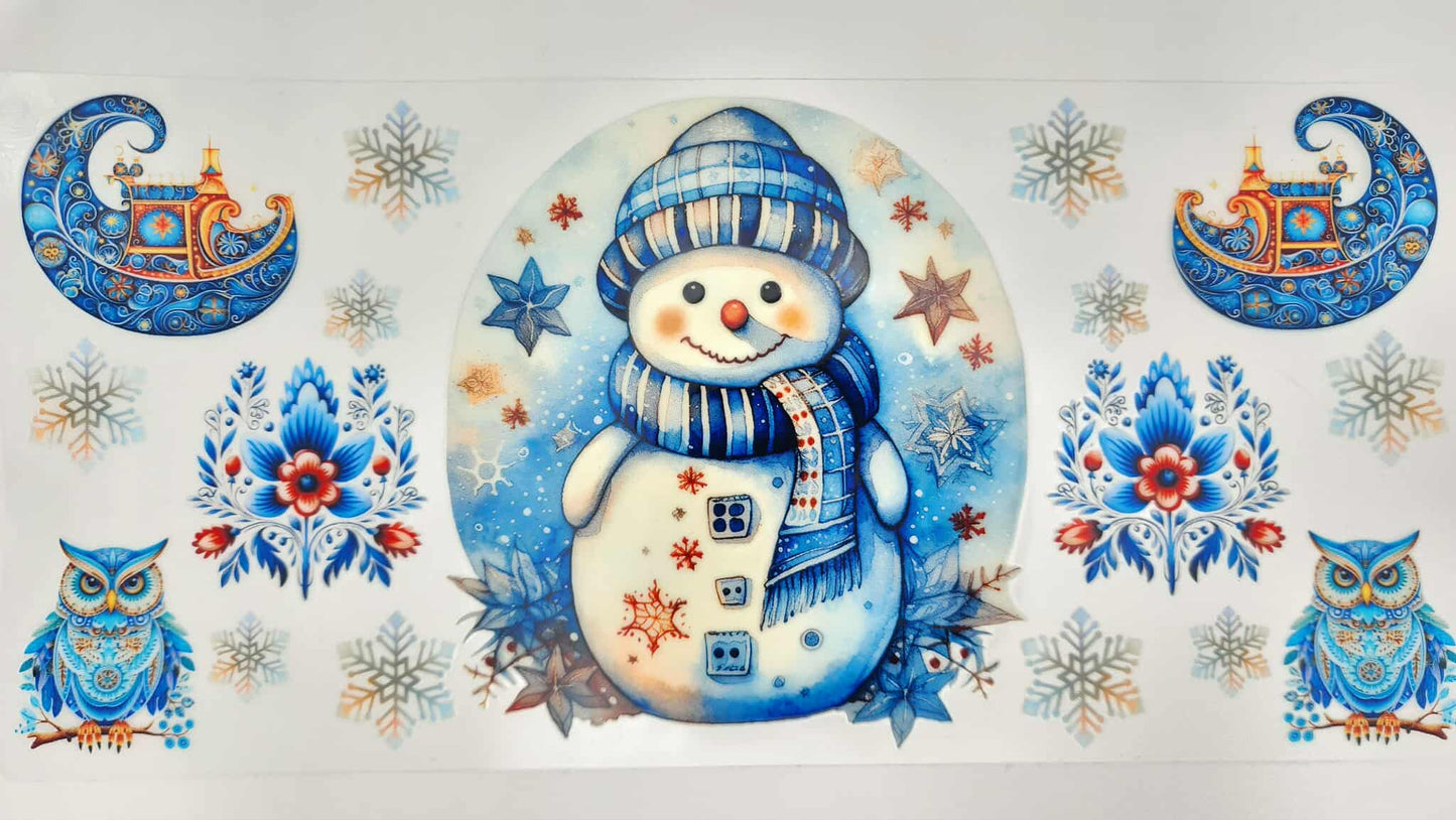 Snowman Design Wrap