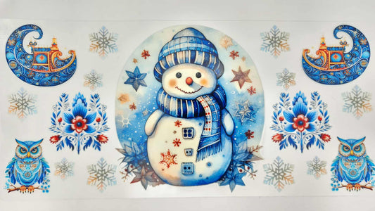 Snowman Design Wrap