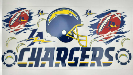 NFL Football Design Wrap - Chargers