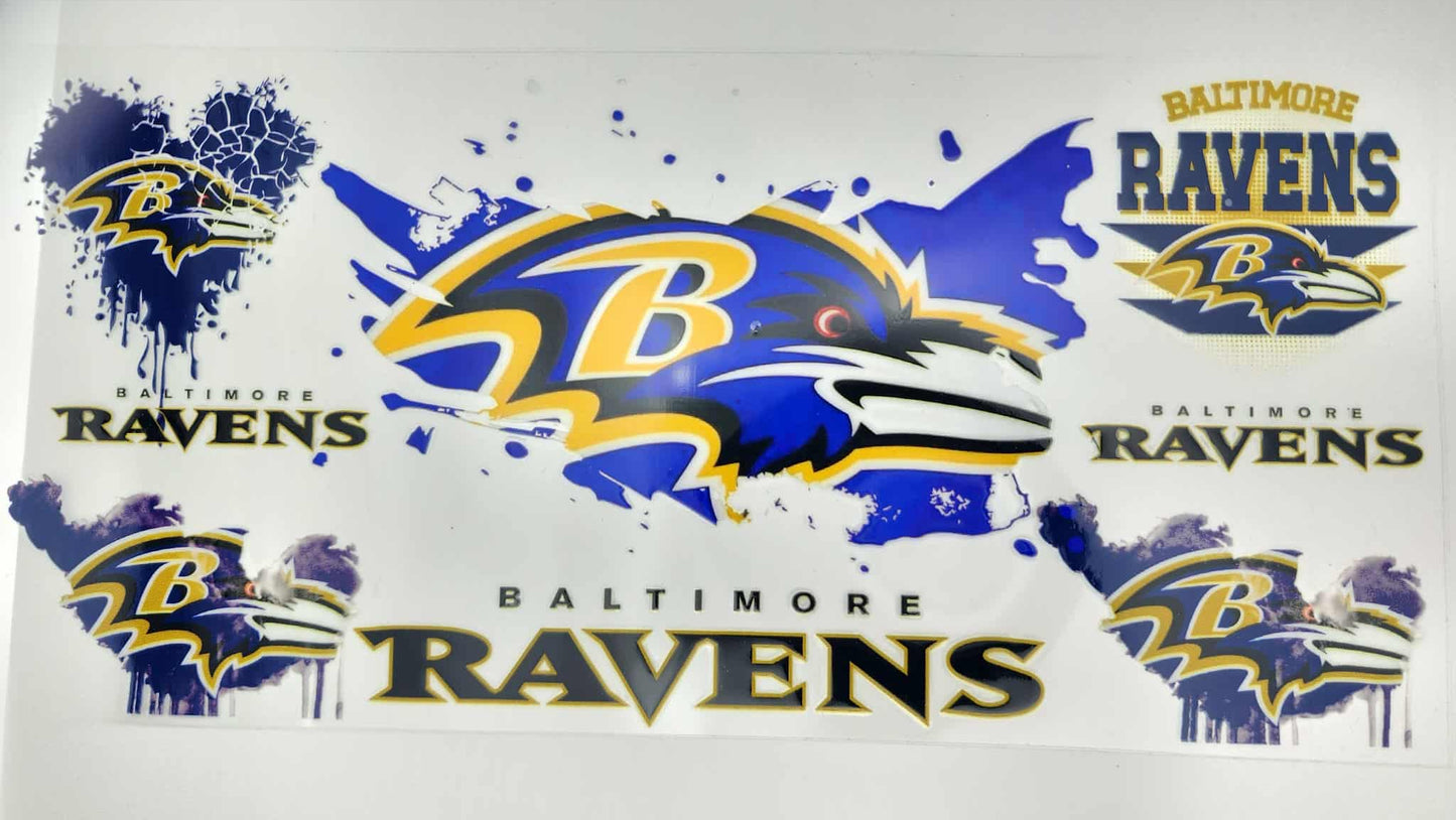 NFL Football Design Wrap - Ravens