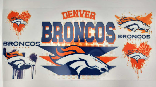 NFL Football Design Wrap - Broncos