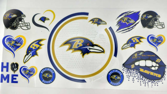 NFL Football Design Wrap - Ravens