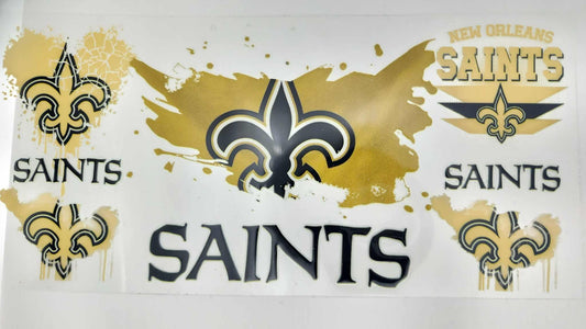 NFL Football Design Wrap - Saints