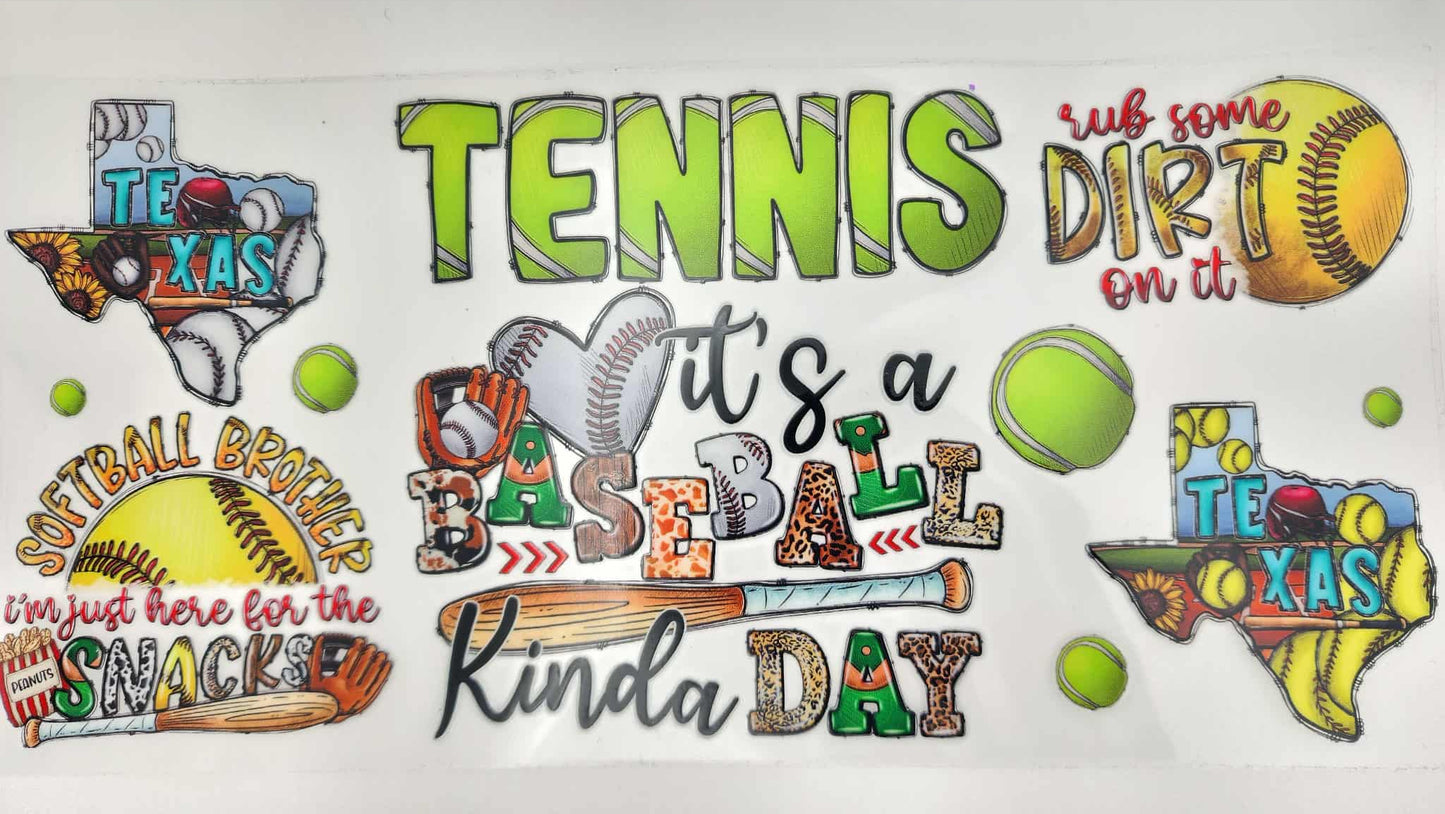 Sports Design Wrap - Tennis