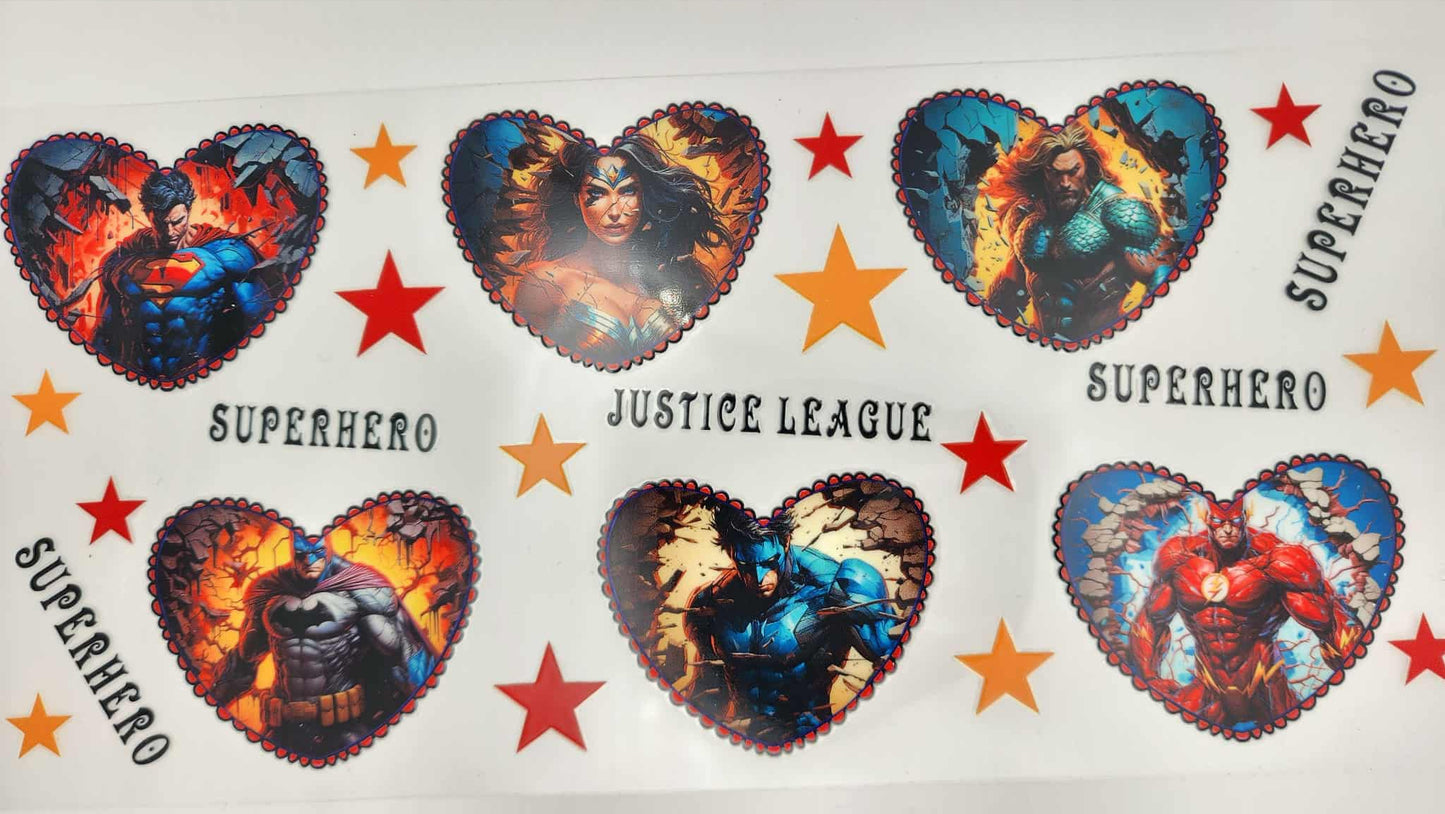 Superhero Design Wrap - Justice League