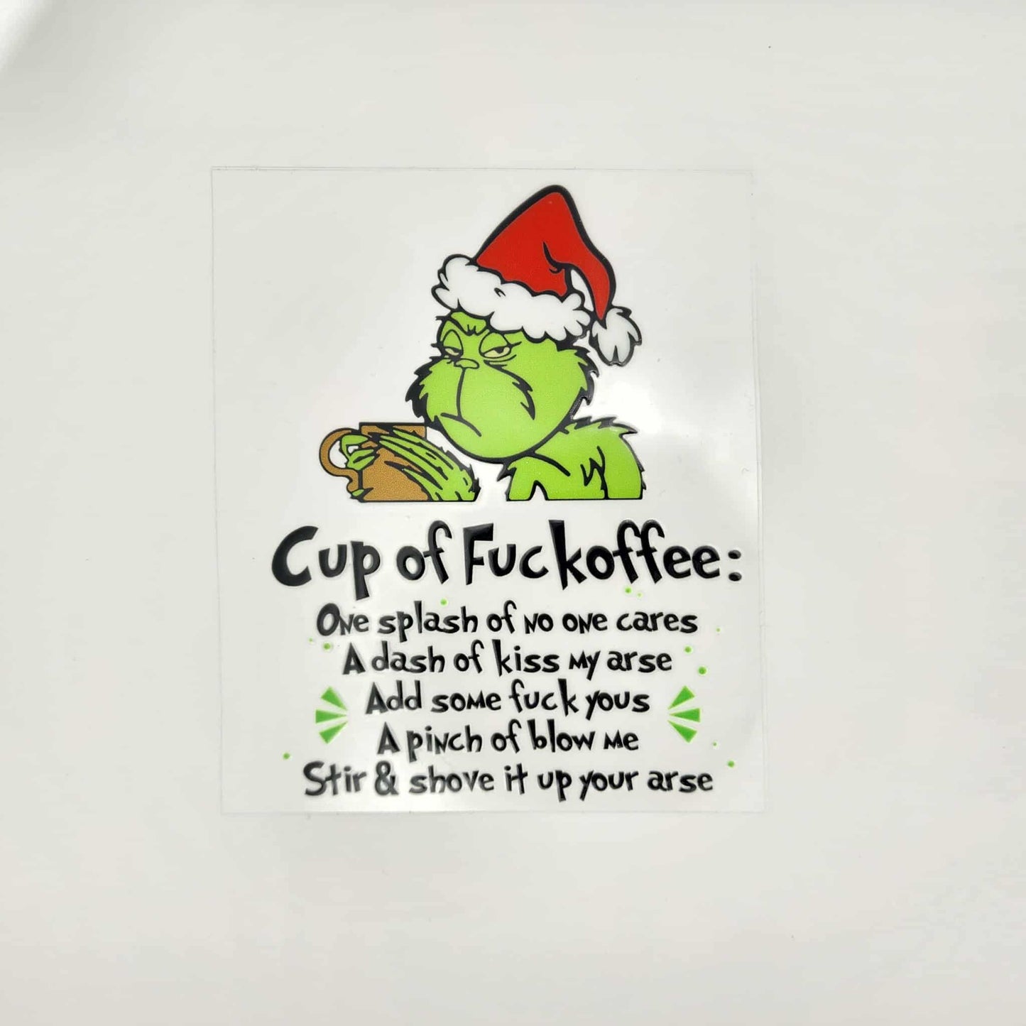 Grinch Decal