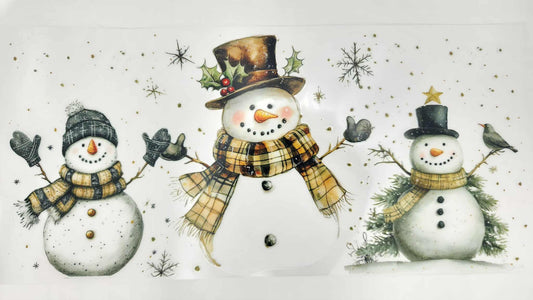 Snowman Design Wrap