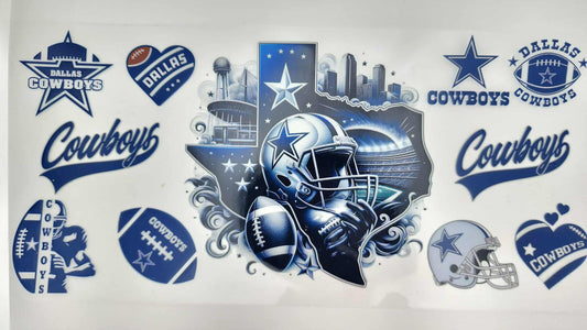NFL Football Design Wrap - Cowboys