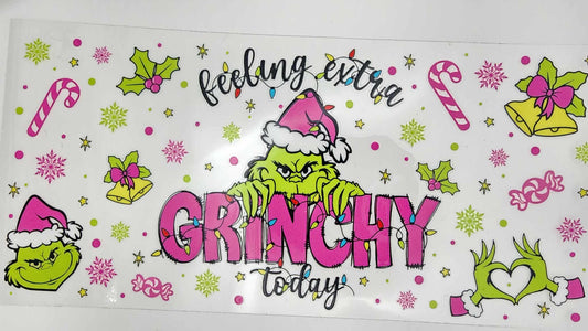 Green Guy Feeling Extra Pink