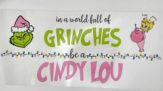 Green Guy Cindy Lou Pink