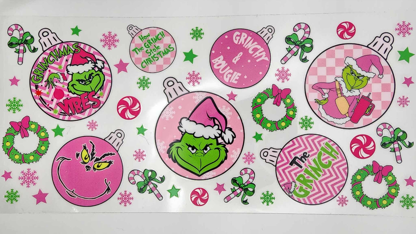 Green Guy Pink Bulbs