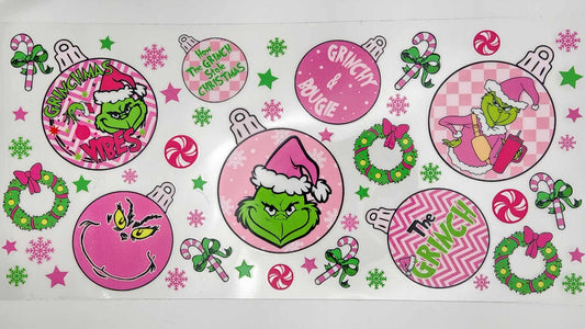 Green Guy Pink Bulbs