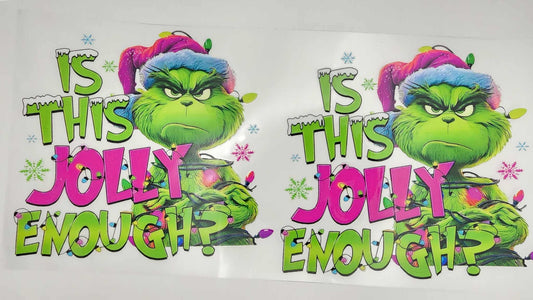 Green Guy Jolly Enough Pink