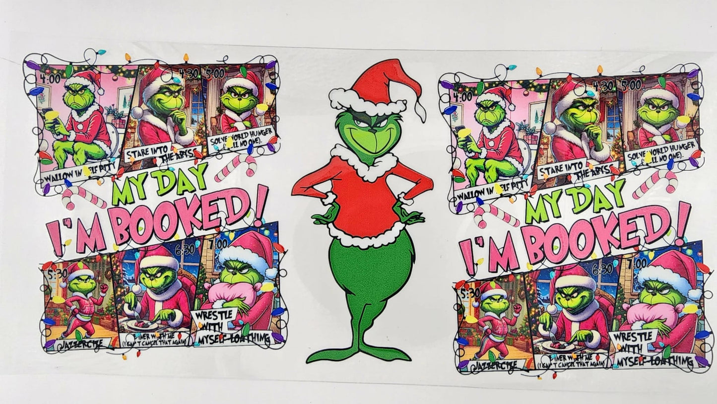 Green Guy I'm Booked Pink