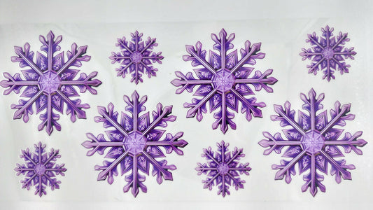 Snowflakes Purple