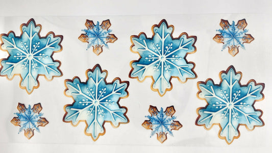 Snowflakes Blue 3