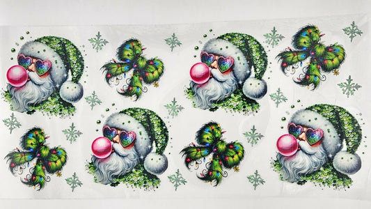 Santa Bubble Gum Green