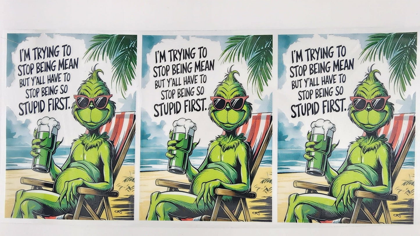 Green Guy Stupid