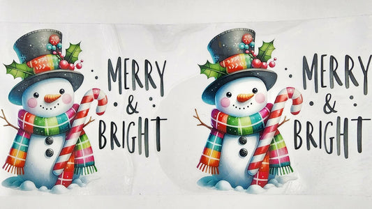 Snowman Merry & Bright