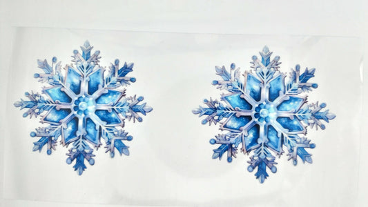 Snowflakes Blue 4